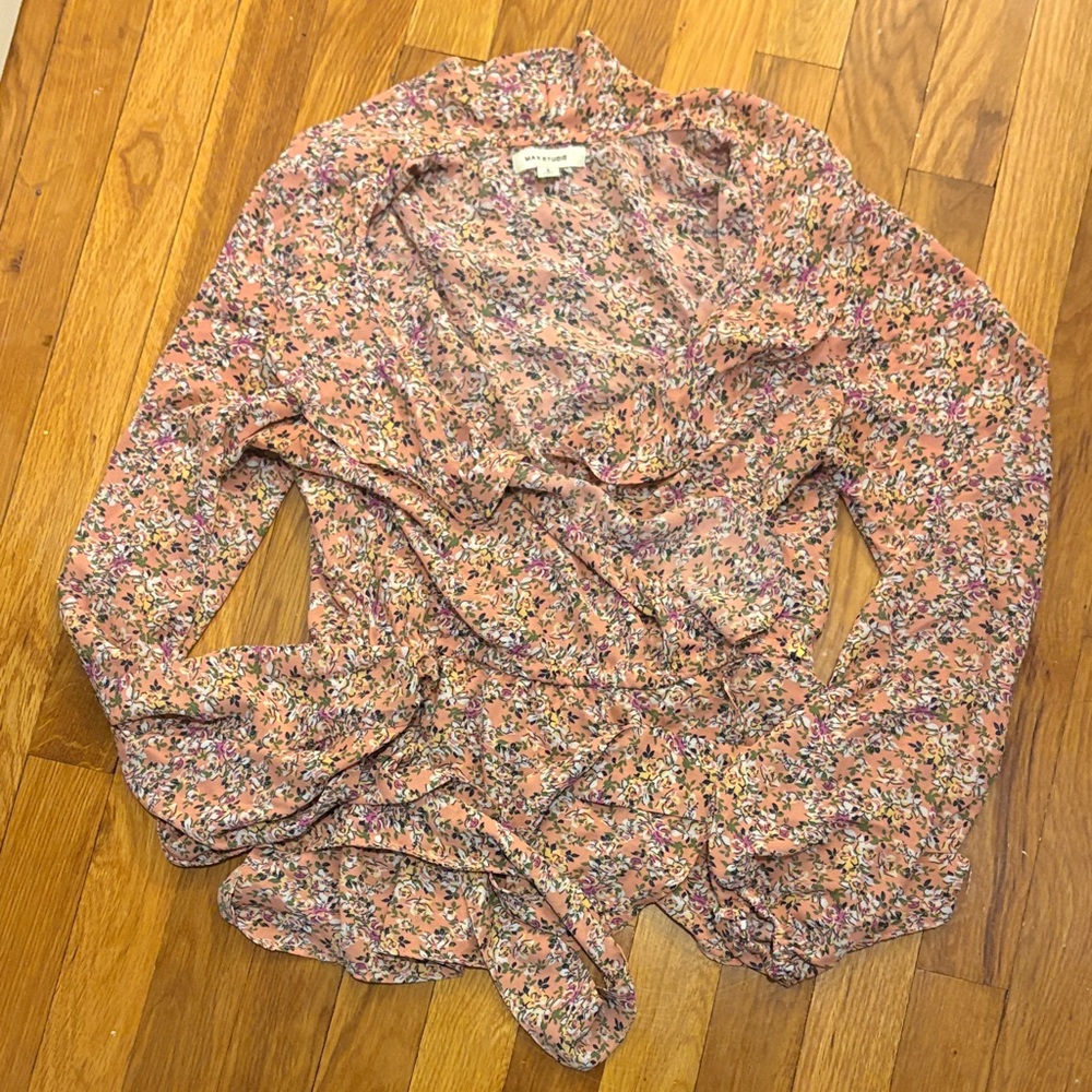 Max Studio Floral Blouse - Multicolor